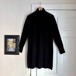 Everlane CashmereTurtleneck Dress in Black - Small - Like New Condition